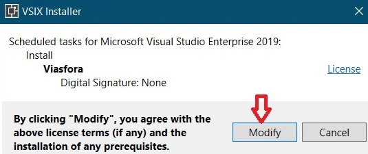 Click on Modify