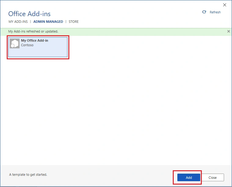 How to add Custom Add-ins to your Word