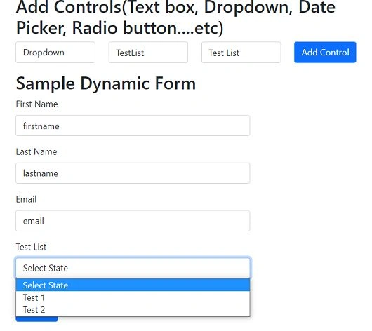 How to add dynamic controls with Reactive Forms validations in angular