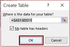 Table Window