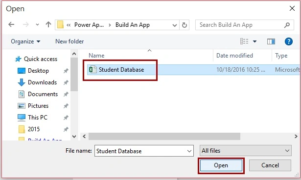 Student database