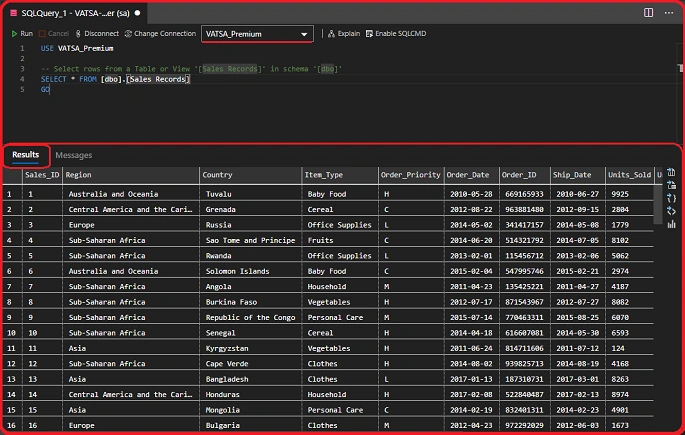 verify your data by select query