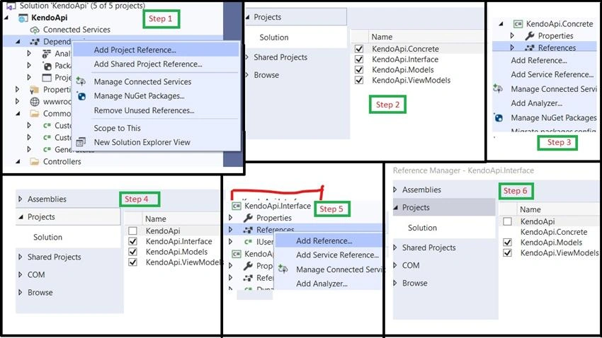 How To Add KendoUI Grid In Angular With .NET Core API With Multilayer Architecture