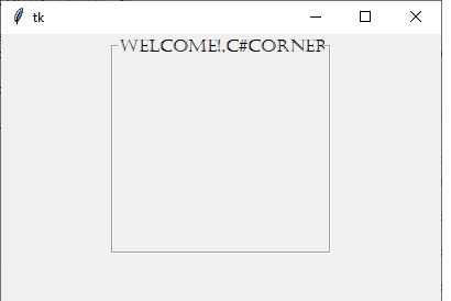 How To Add Labelframe In Tkinter In Python