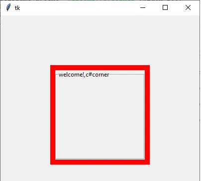 How To Add Labelframe In Tkinter In Python