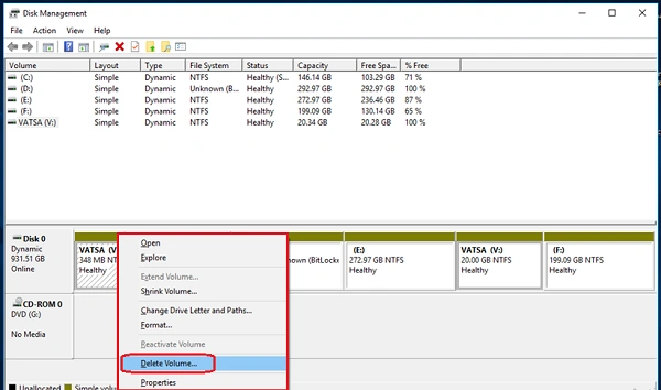 delete hard drive
