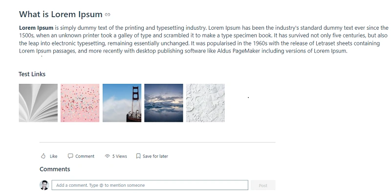 How To Add Page Anchor Links Using Quick Links Web Part In SharePoint Online Modern Page