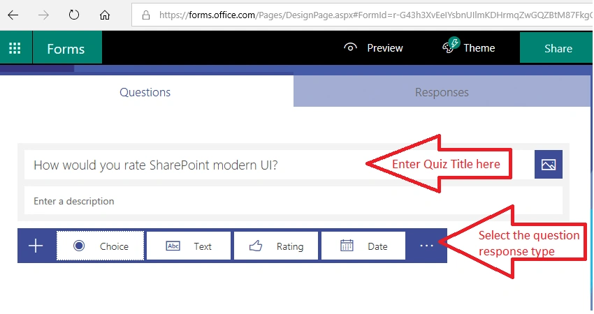 How To Add Quiz Or Survey On SharePoint Online Modern Page Using Microsoft Forms
