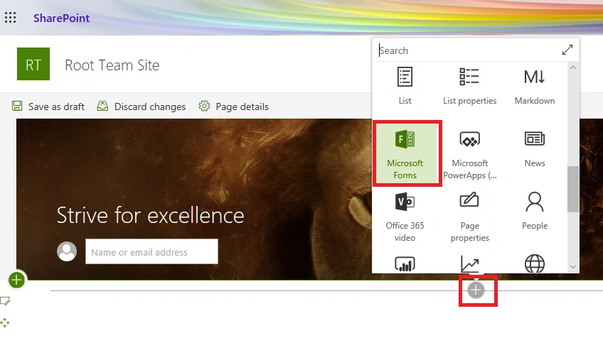 How To Add Quiz Or Survey On SharePoint Online Modern Page Using Microsoft Forms