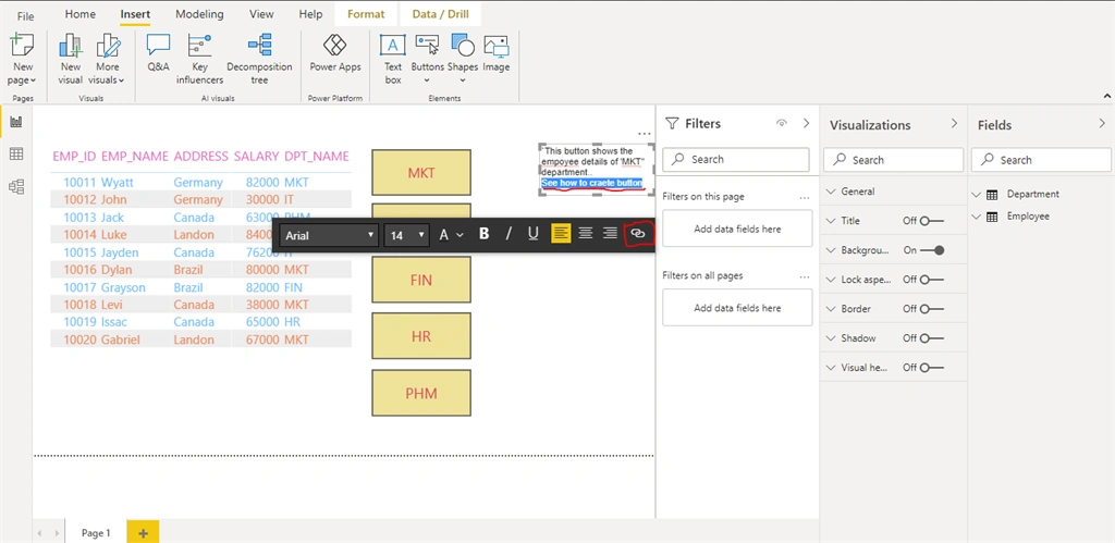 How To Add Text Box And Shapes In Power BI Reports