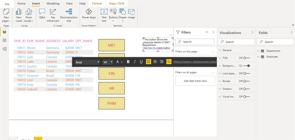 How To Add Text Box And Shapes In Power BI Reports