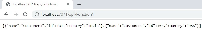 Function is running