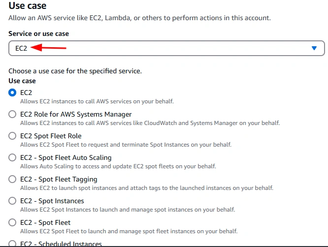 Service ec2