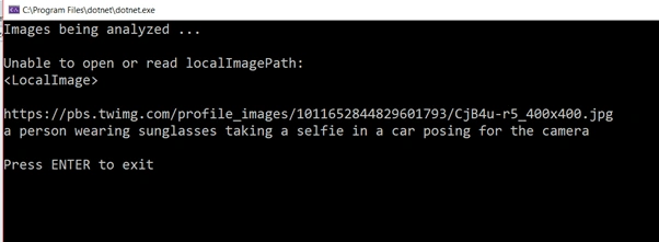 How To Analyze An Image Using Azure Computer Vision SDK and C#