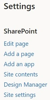 Settings