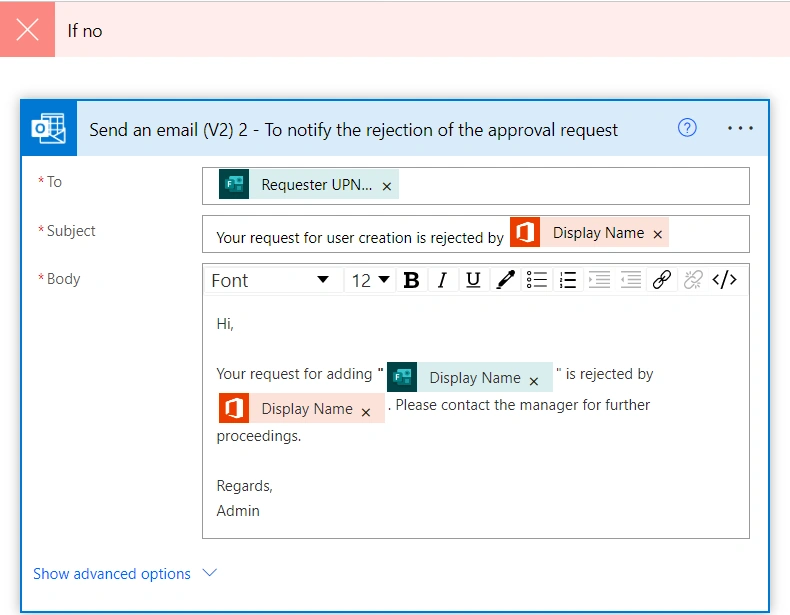 Notify the requester image