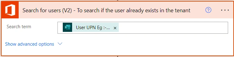 Search for users image