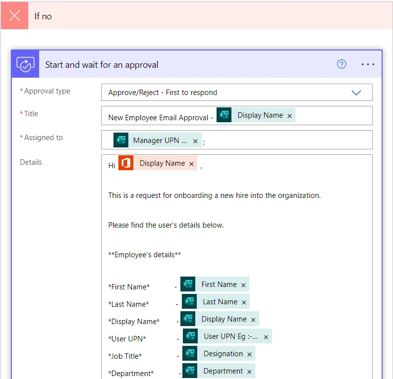 Start and wait for an approval image