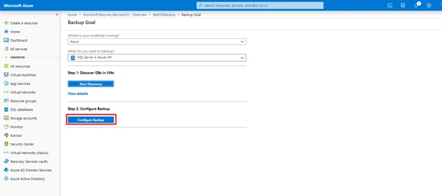 How To Back Up SQL Server In Azure