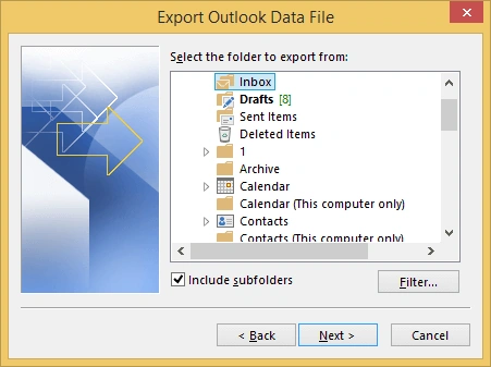 How to Backup IMAP Emails Locally in Microsoft Outlook