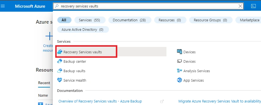 How to Backup Virtual Machines by using Azure Portal