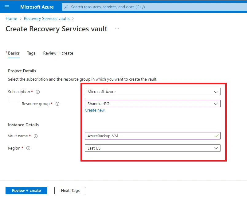 How to Backup Virtual Machines by using Azure Portal