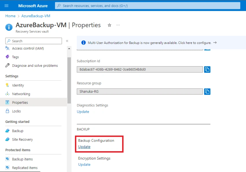 How to Backup Virtual Machines by using Azure Portal