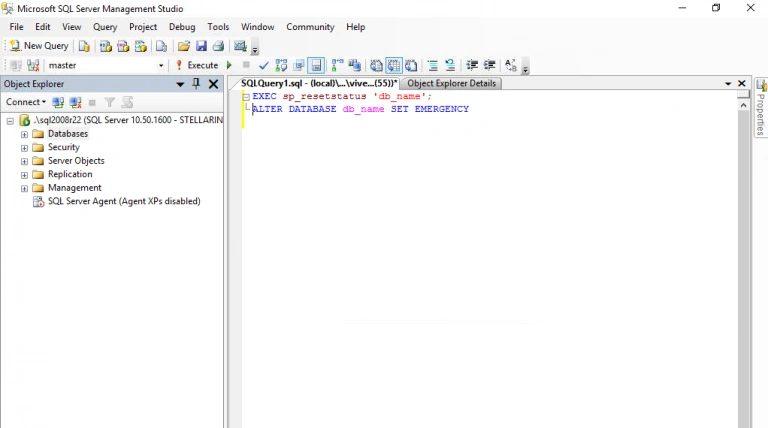 Bring Database Online from Suspect Mode in SQL Server