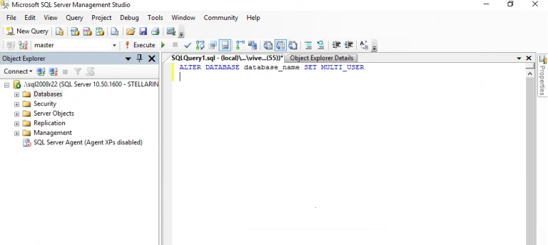 Bring Database Online from Suspect Mode in SQL Server