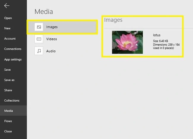 PowerApps image