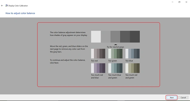 Color balance