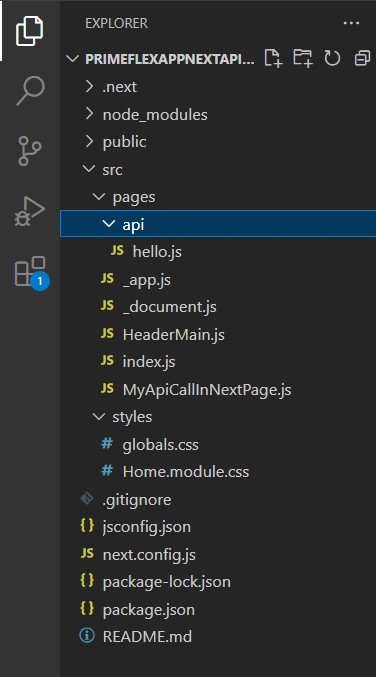 How to call Web API in Next Js application using axios.