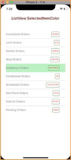 How To Change ListView SelectedItem Bg Color In Xamarin.Forms