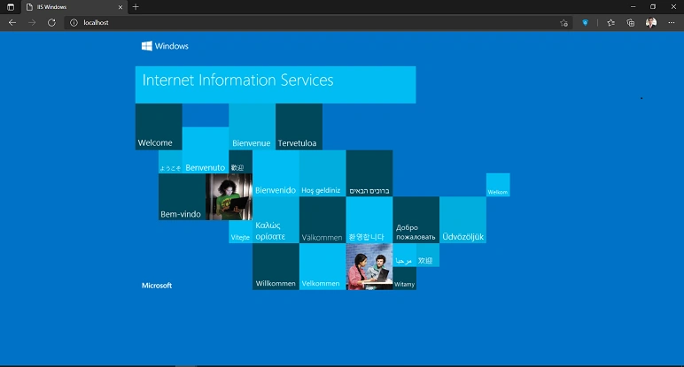check whether iis is enabled