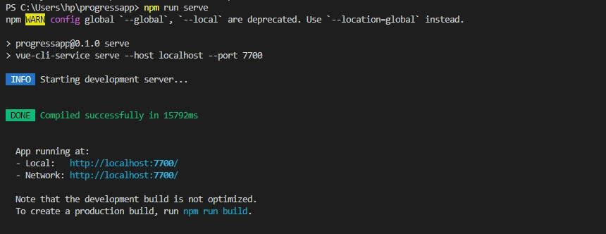 How to Change Port Number in Vue.js App