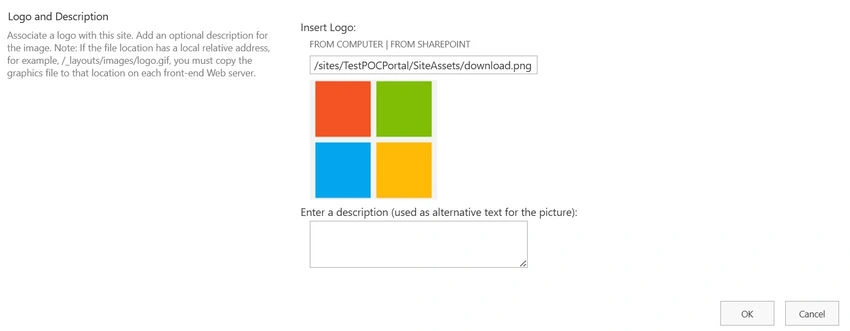 Insert logo