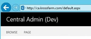 Central Admin