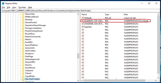 Find string or data