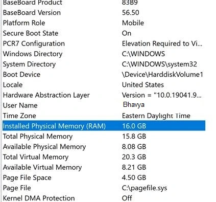 How To Check Memory On Windows 10