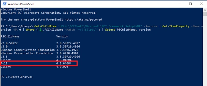 How To Check .NET Framework Version On Windows 10