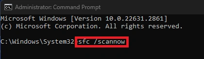 scannow