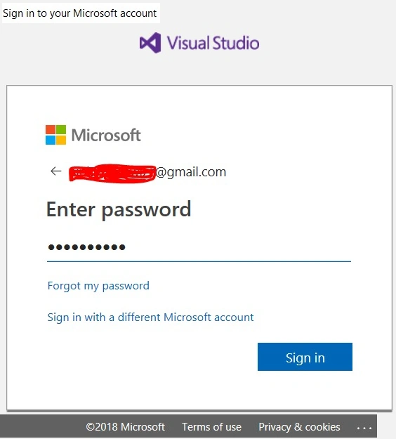 Enter password