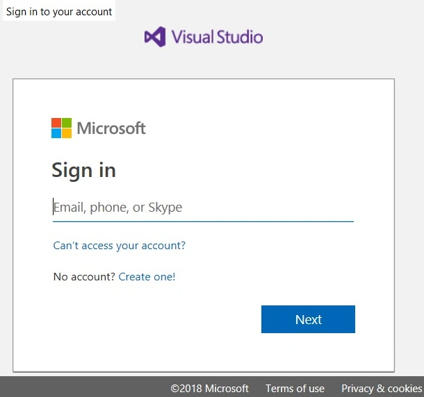 Visual studio