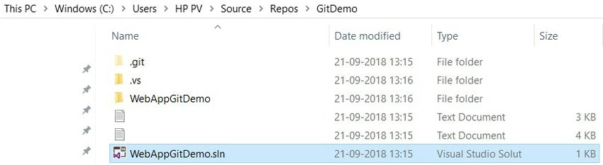 Web app git demo
