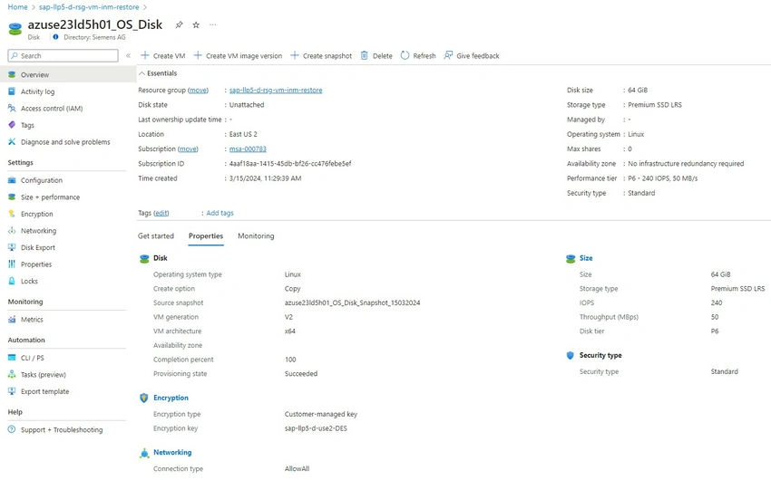 Create vm