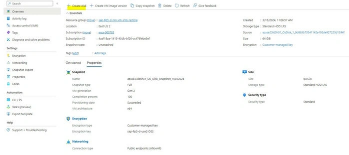 Creating Disk
