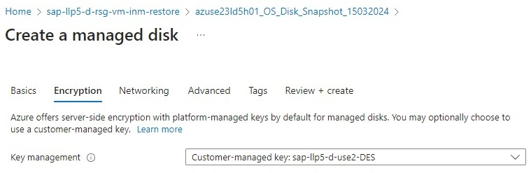 Disk encryption
