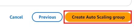 Auto Scaling Group Created