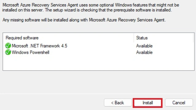 Install
