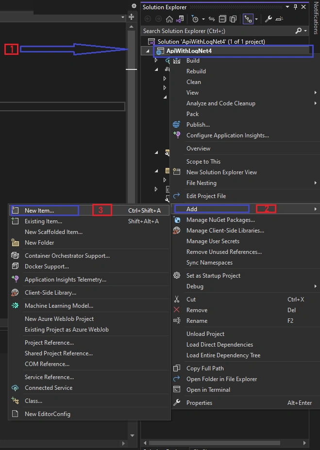 Configure Log4net In .NET 7 API